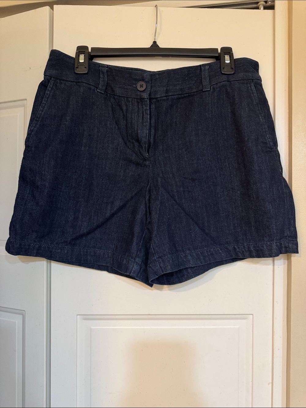LOFT Dark Blue Denim Shorts
